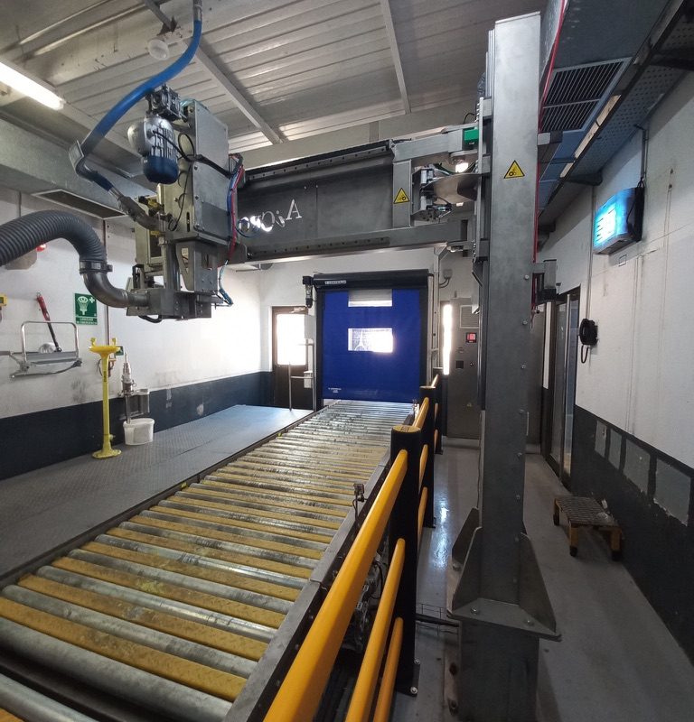 IBC filling line for agrochemicals