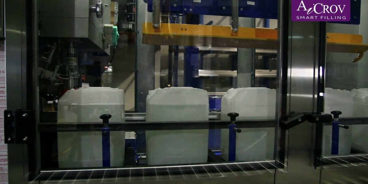 Automatic Liquid Canister Bottle Drum Filler & Capping Monoblock El2 E Aicrov 15 De 84