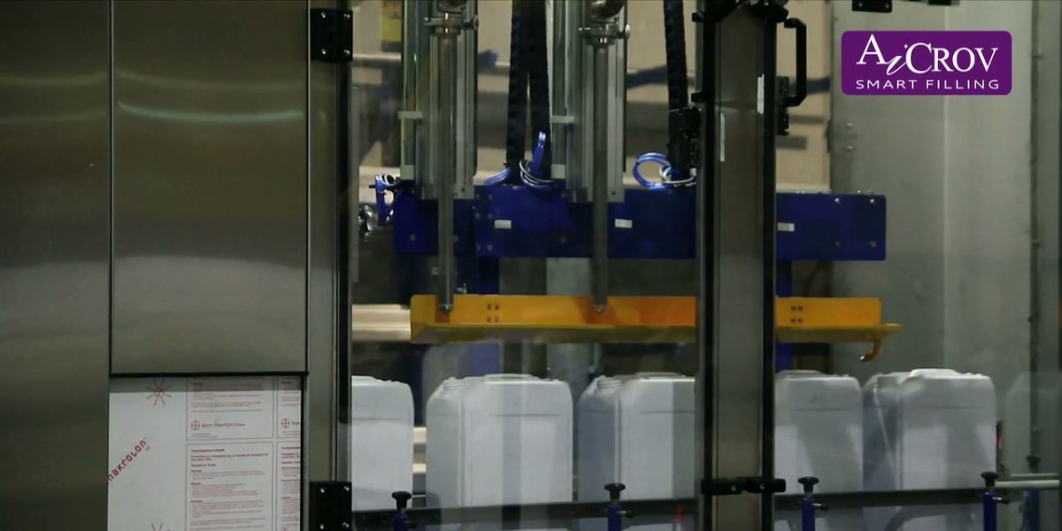 Automatic Liquid Canister Bottle Drum Filler & Capping Monoblock El2 E Aicrov 17 De 84