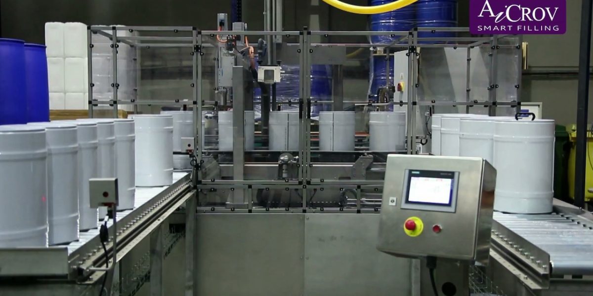 Automatic Liquid Canister Bottle Drum Filler & Capping Monoblock El2 E Aicrov 18 De 84