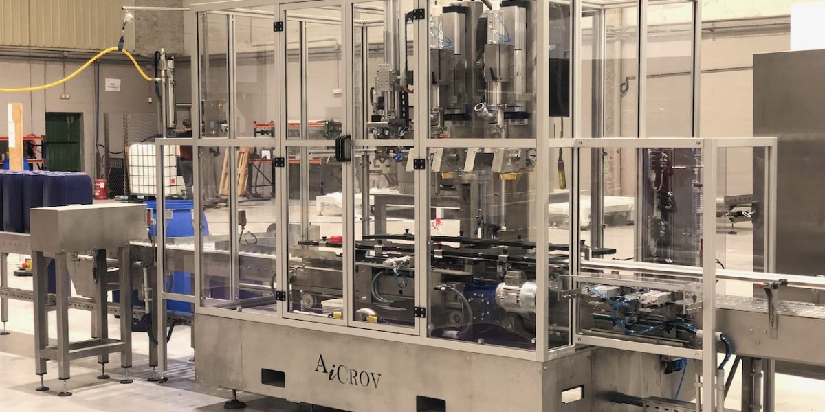 Automatic Liquid Canister Bottle Drum Filler & Capping Monoblock El2 E Aicrov 39 De 84