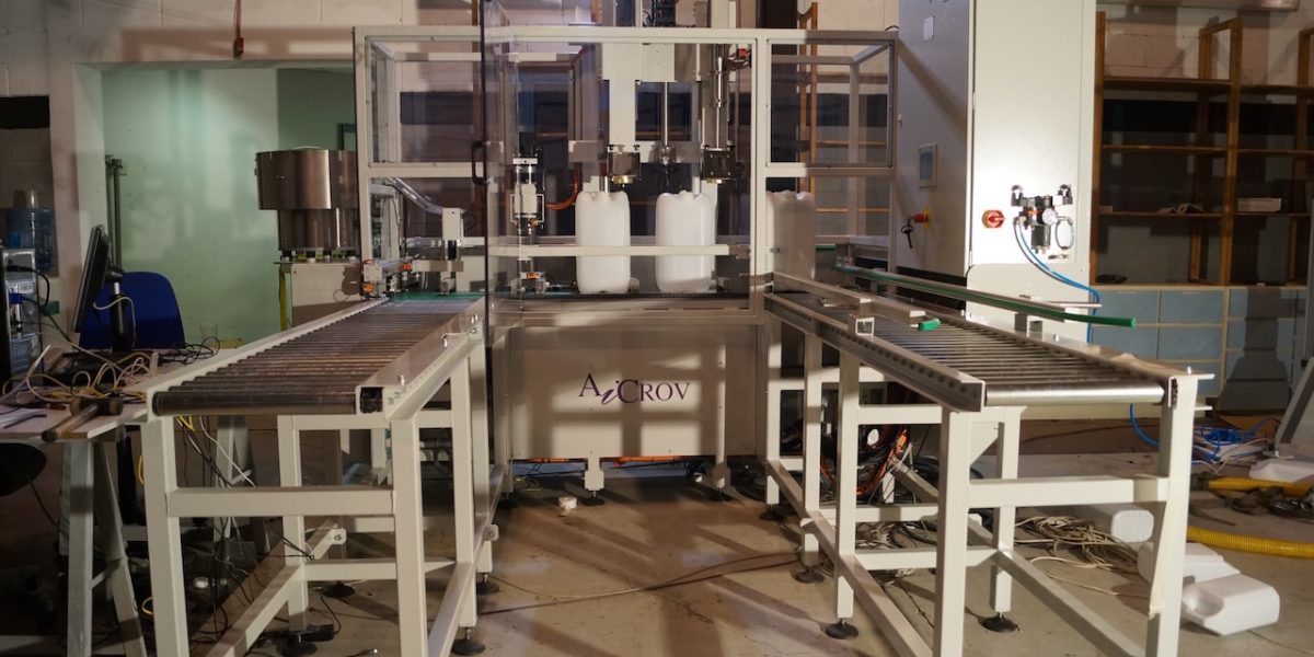 Automatic Liquid Canister Bottle Drum Filler & Capping Monoblock El2 E Aicrov 5 De 84