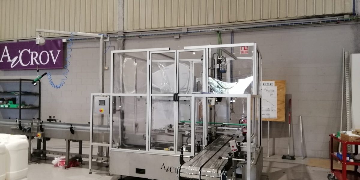 Automatic Liquid Canister Bottle Drum Filler & Capping Monoblock El2 E Aicrov 63 De 84