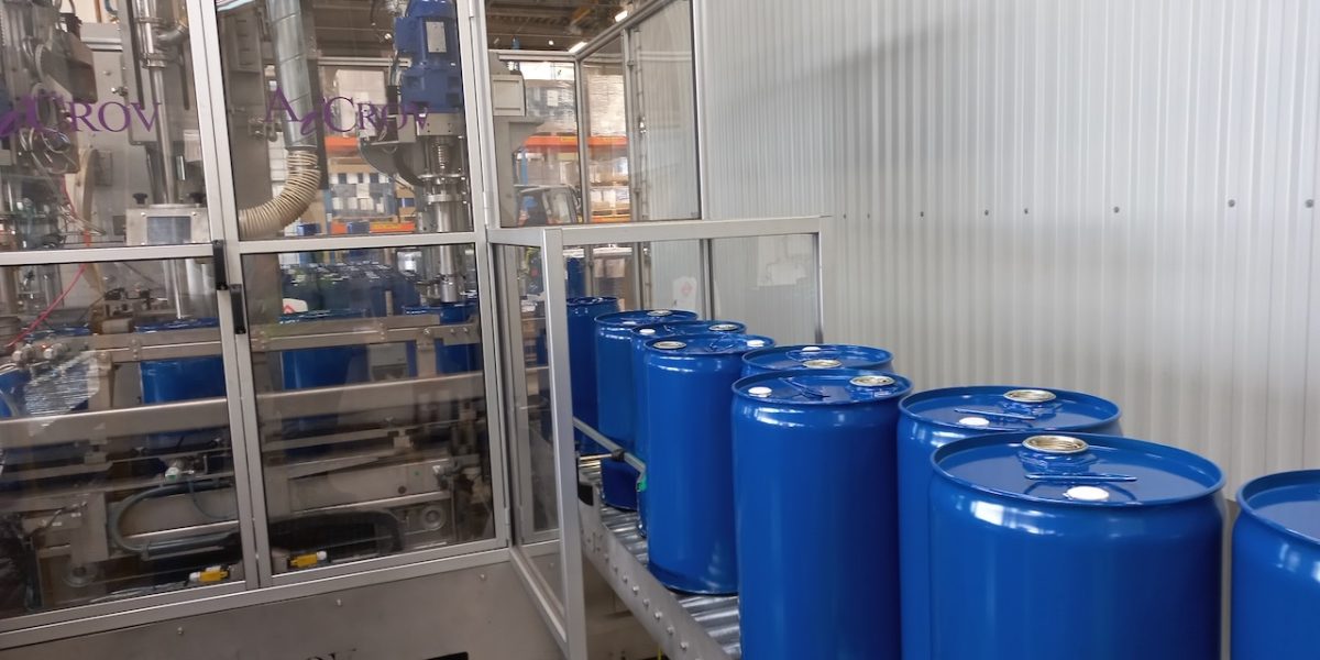 Automatic Liquid Canister Bottle Drum Filler & Capping Monoblock El2 E Aicrov 83 De 84