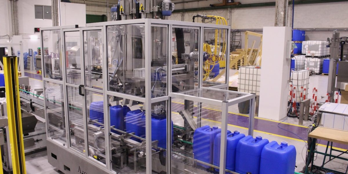 Automatic Liquid Canister Bottle Drum Filler & Capping Monoblock El2 E Aicrov 9 De 84