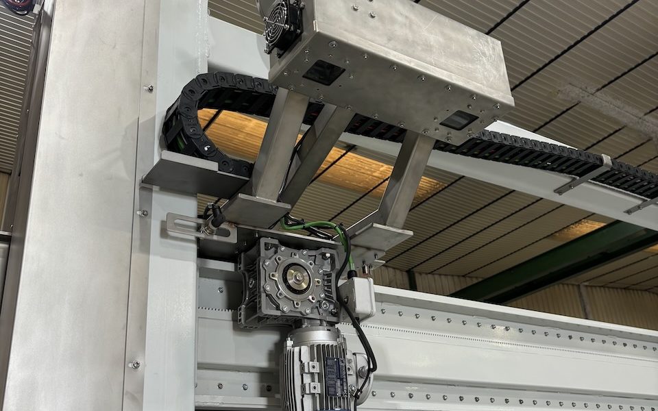 SP3 gantry carriage and tool holder