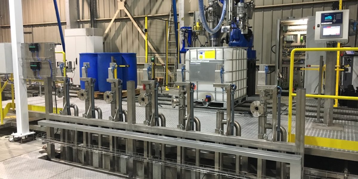Automatic Liquid Filler Drum Tote On Pallet Rf 10 De 40
