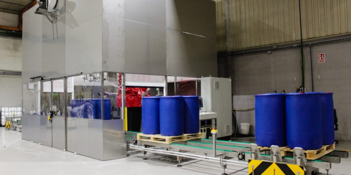 Automatic Liquid Filler Drum barrel Tote On Pallet Rf 29 De 40