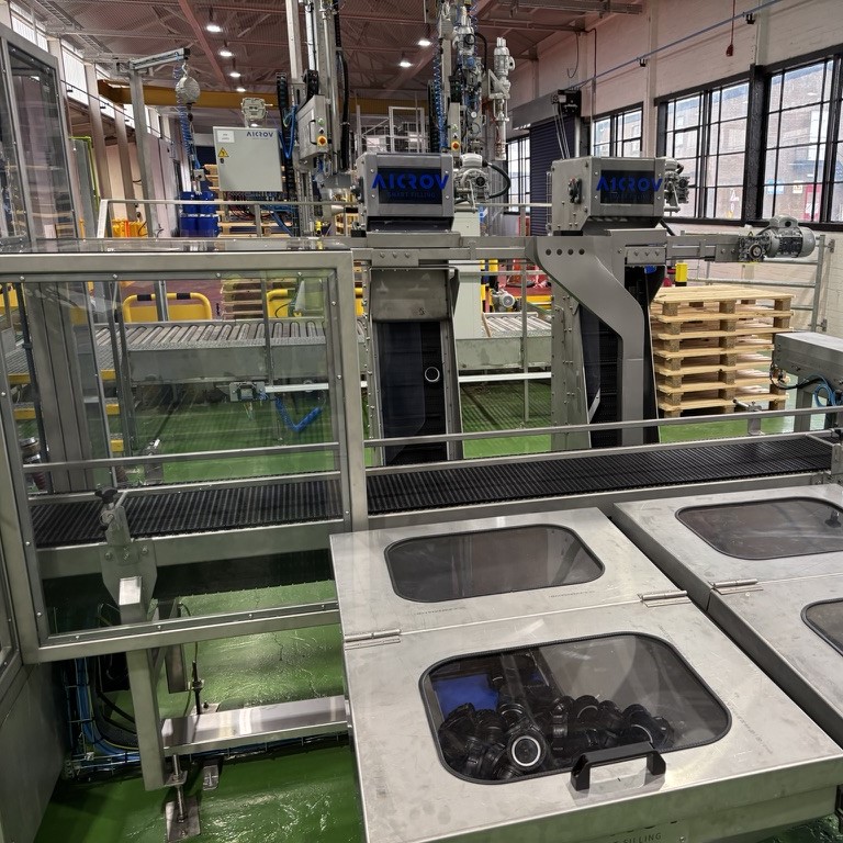 automatic liquid filling machines for canisters and pails