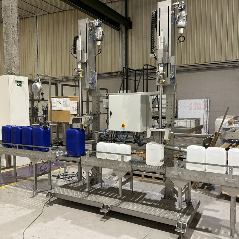 Semi-automatic filling and capping system