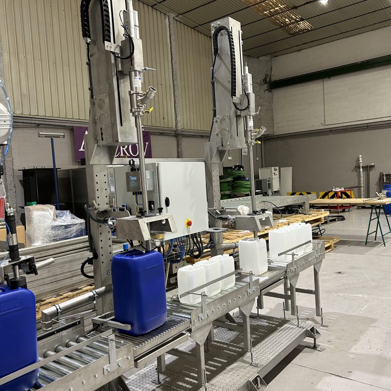 liquid filling systems for Jerrycan production line