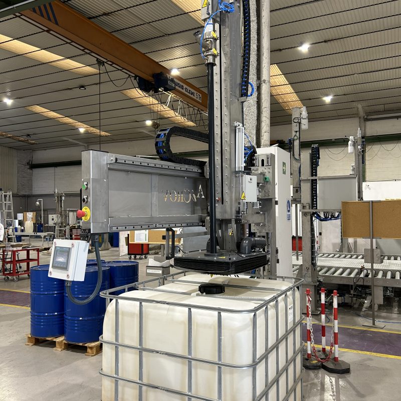 chemical filling line for acids