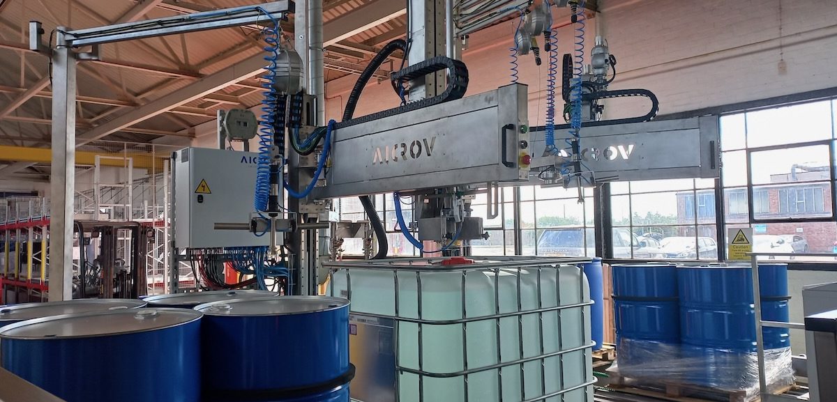 Semi Automatic Liquid Filler Drum Tote barrel Canister On Pallet Sp2 52 De 56