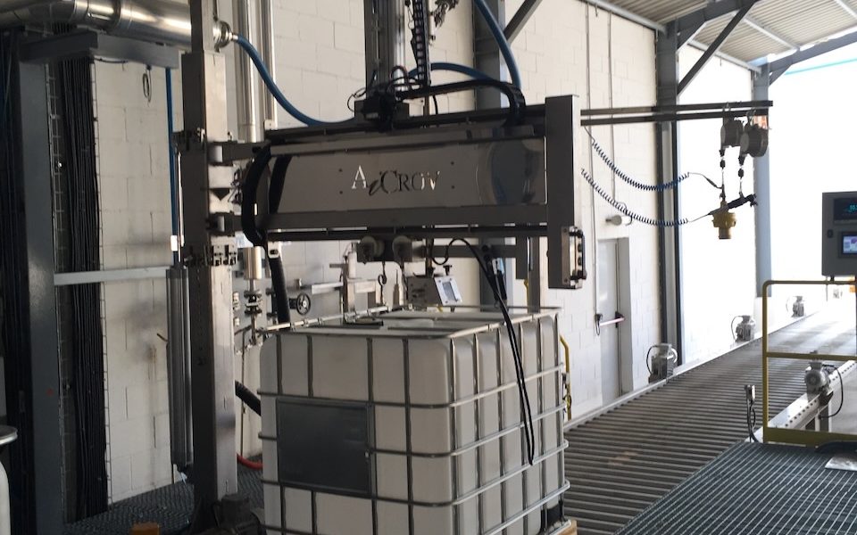 Semi Automatic Liquid Filler Drum Tote Canister On Pallet Sp2 7 De 56